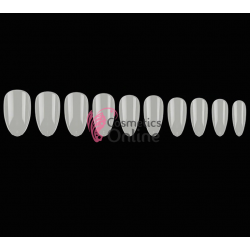 Tipsuri ovale 120 bucati Crem fara bordura TPS40 BC - Migdala 